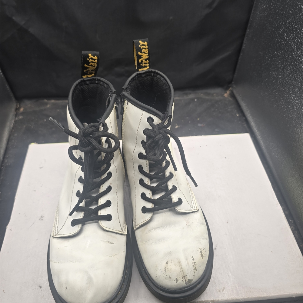 White Ankle Boots by Dr. Martens